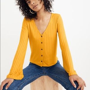 Madewell bell sleeve cardigan